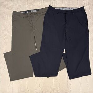 Gray and blue pair of men’s Haggar pants. 32x32. Like new